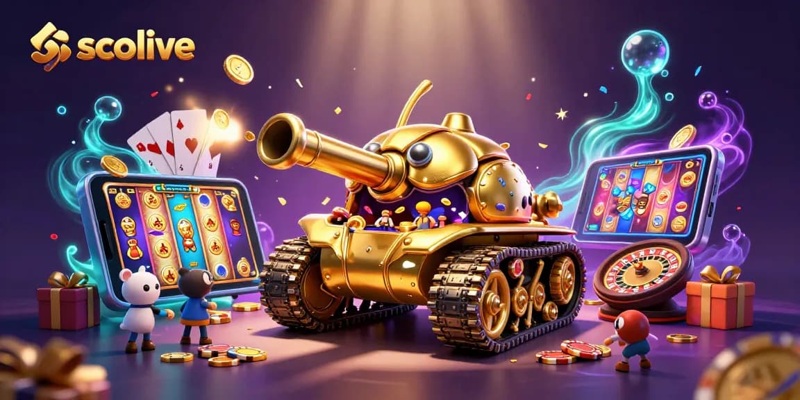 Socolive brings excitement as golden beetle tank reveals a miniature casino, enhancing online betting experience.