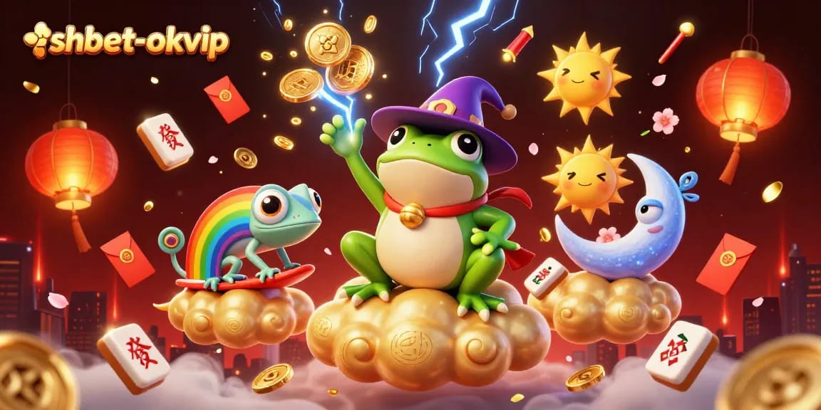 Game excitement at shbet-okvip with golden coins, vibrant characters, and thrilling casino elements.